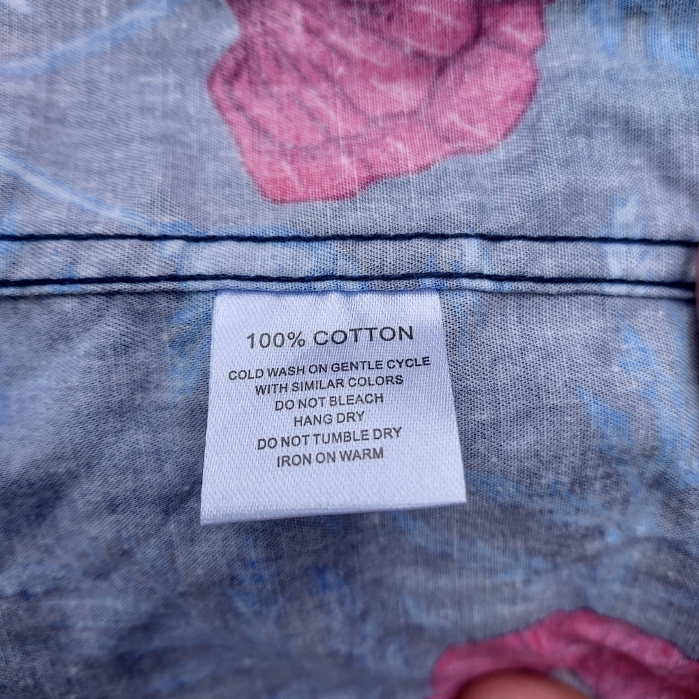 Hemloya Lena Shirt In POPPY print - Picture 5 of 6